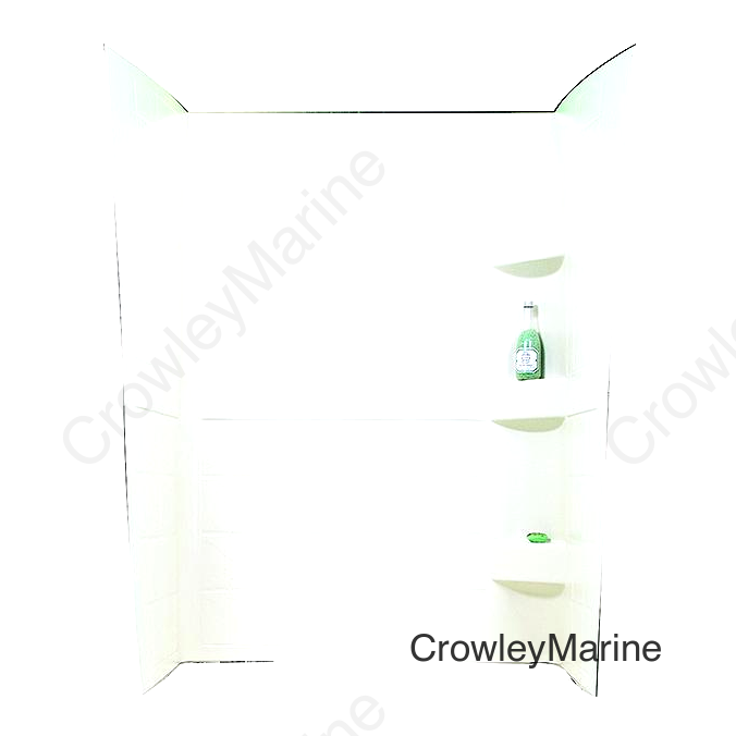 Specialty Recreation Shower Wall, 24" x 32" x 66",White