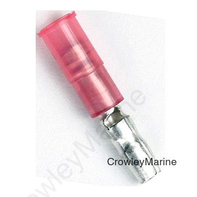 Ancor 230709 Marine Grade™ Nylon Snap Plugs, Female, 22-18 Wire, Red, 4/Pk
