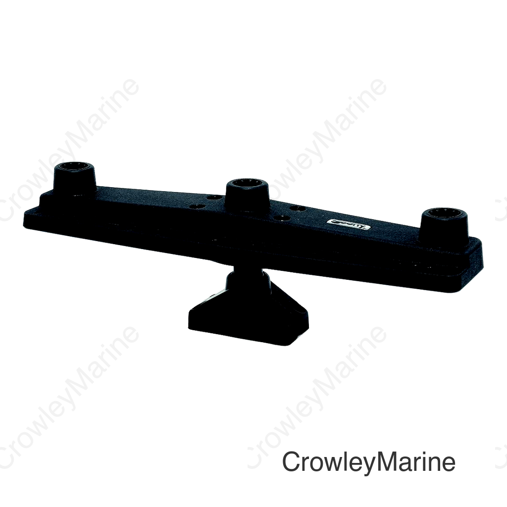 Scotty 257 Adjustable Triple Rod Holder Mount w/#241 Side/Deck Mount