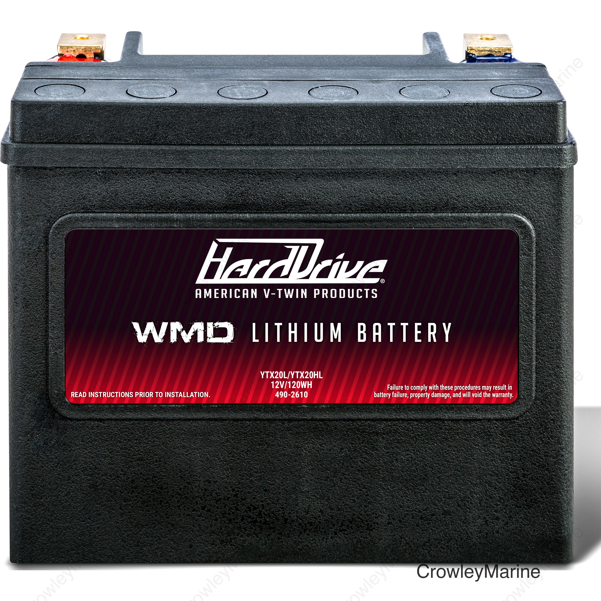 WMD LITHIUM BATTERY 500 CCA HJVT-1-FPP 12V/120WH