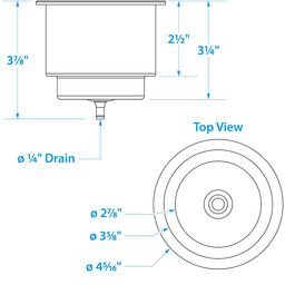 Seachoice Boat Drink Holder Recessed, Stainless Steel, 3-5/8 in. Inside Diameter thumbnail-6