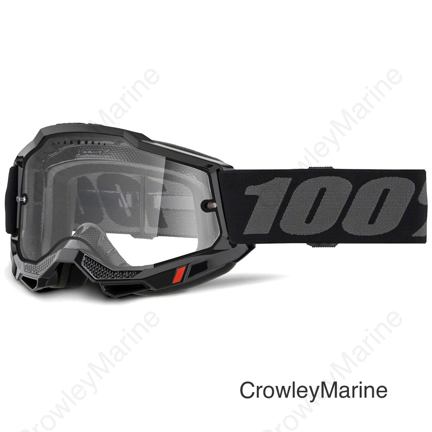100% Accuri 2 Enduro MTB Goggles - Black/Clear