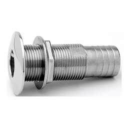 Attwood Thru Hull Stainless Steel 3/4" For Hose thumbnail-1