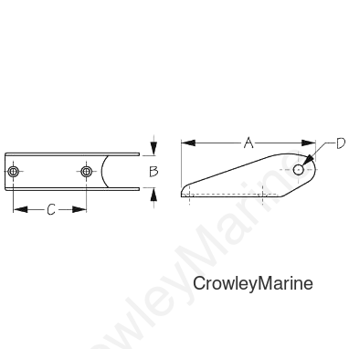 LADDER TRANSOM GUDGEON S.S.
