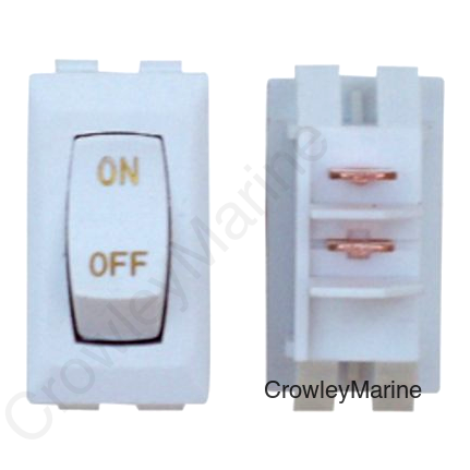 12V LABELED ON/OFF WHITE/