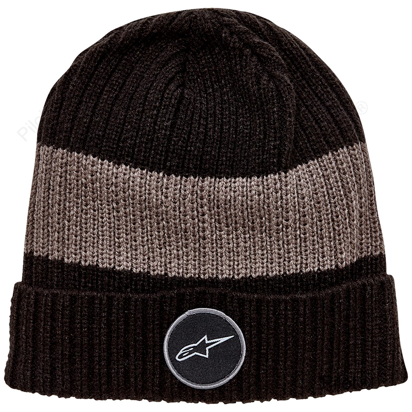 Ward Beanie - Black/Charcoal - One Size