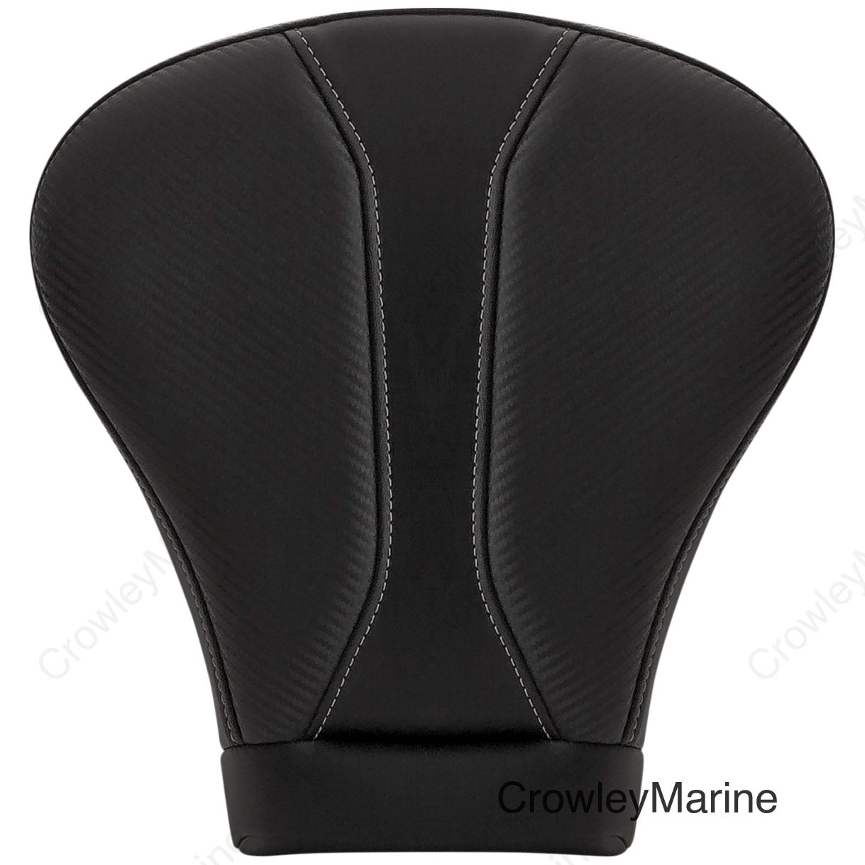 Dominator Pillion Pad - Extended Reach/Touring - Black w/ Gray Stitching - FLH/FLT '08-'22