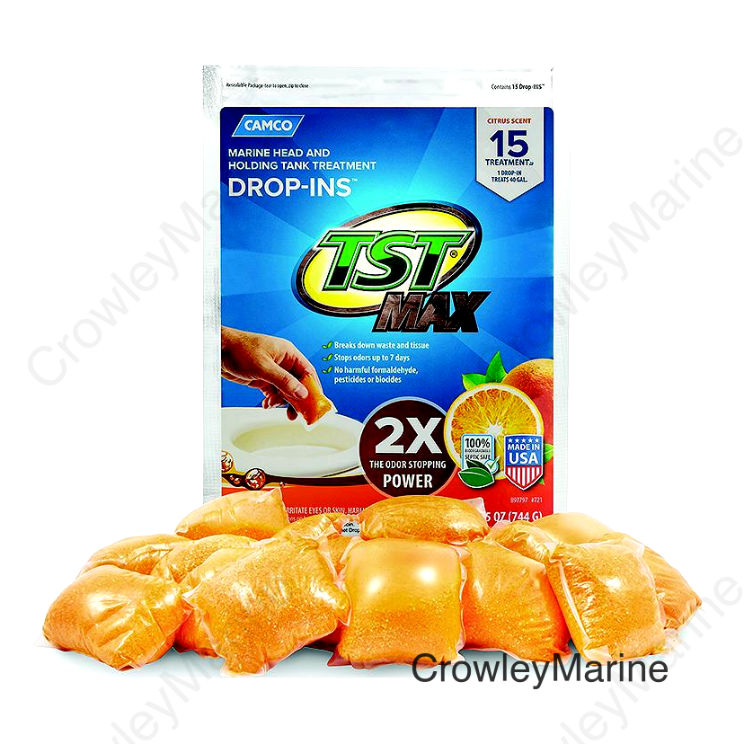 Camco 41355 TST Drop-Ins, 15 pack, Citrus