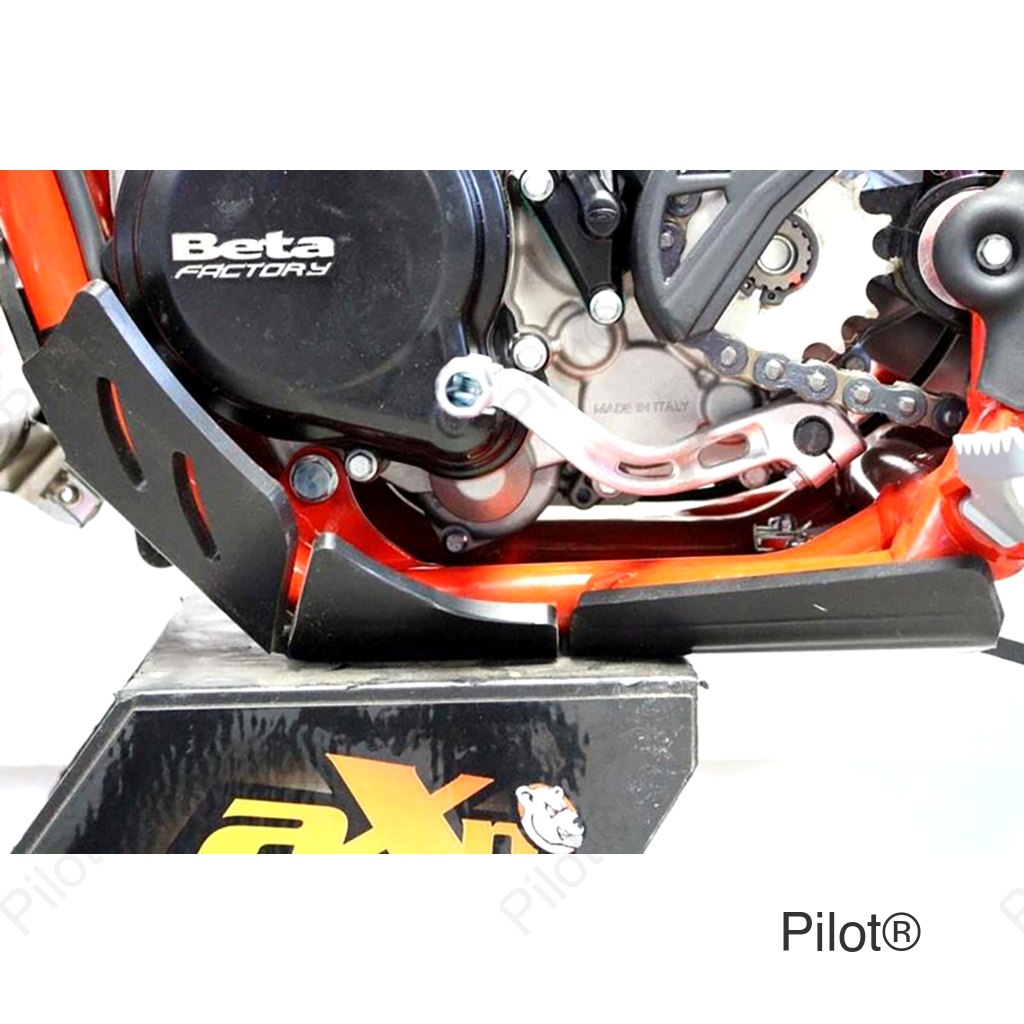 Xtrem Skid Plate - Black - Beta - 250/300 RR