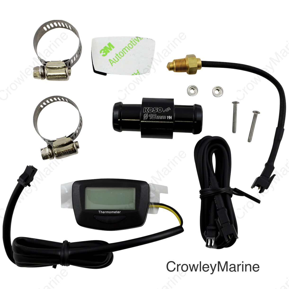 Proton Water Temperature Gauge - With 18 mm Adapter