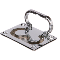Seachoice Flush Mount Lifting Handle, Chrome-Plated Brass, 3 In. X 2-1/8 In. thumbnail-2
