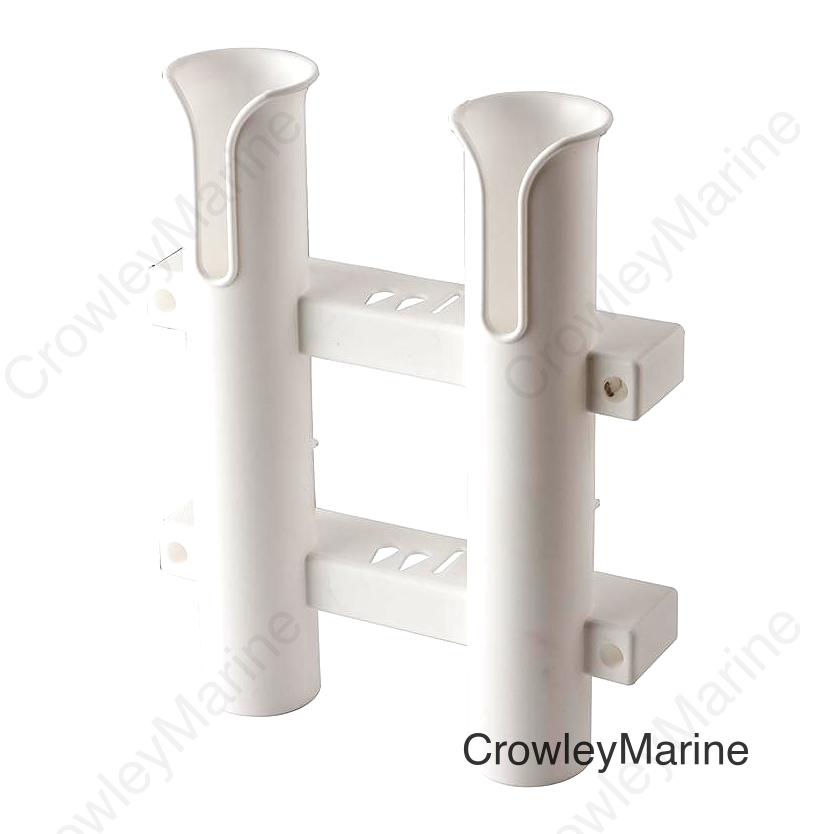 2 Pole Rod Storage Rack, White