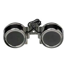 Seachoice Compact Electric Horns, 108 dB, Twin Horns w/ Stainless Steel Covers, 12V DC Power, 8 Amp thumbnail-0