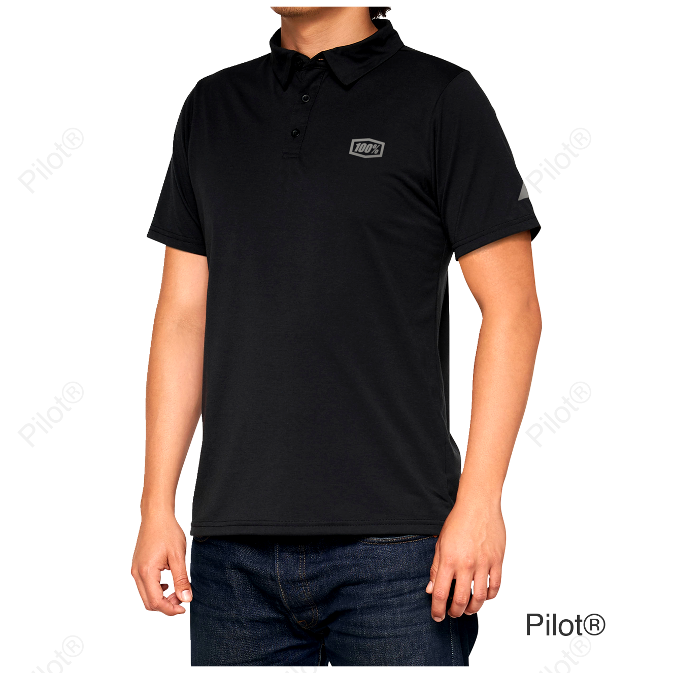 Corpo Polo Shirt - Black/Gray - XL