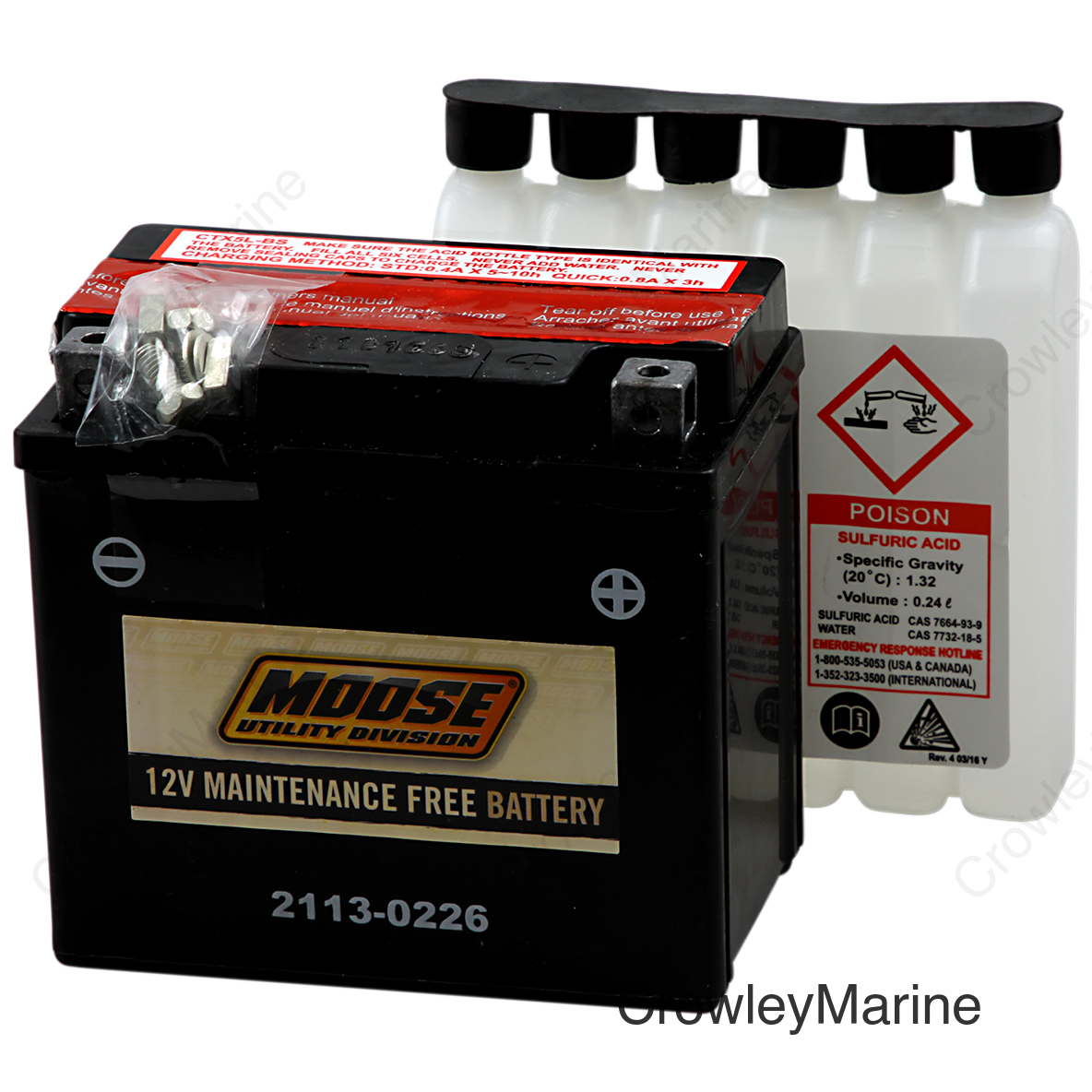 BATTERY YTX5L-BS