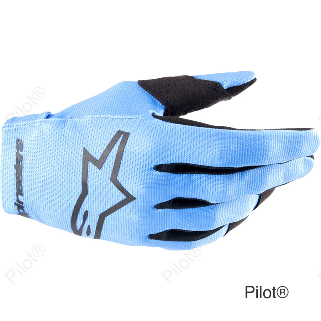 Youth Radar Gloves - Light Blue/Black - Small