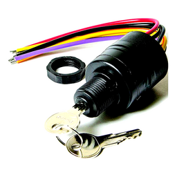 Sierra MP41070-2 Magneto 3 Position 5/8" Polyester 6 Wire Terminal 12V 15 Amp Ignition Starter Switch