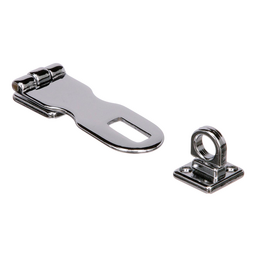 Seachoice Marine-Grade Safety Hasp w/ Swivel Eye, Triple Chrome-Plated Cast Brass, 3 In. X 1 In. thumbnail-1