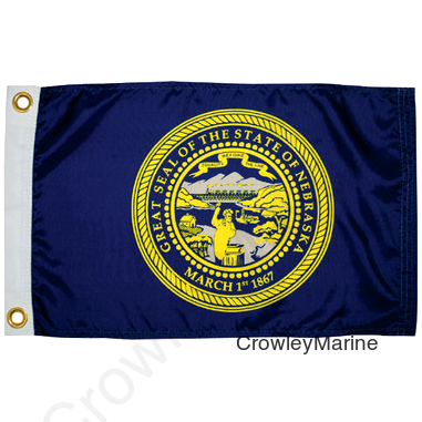 NEBRASKA FLAG 12X18 (93113)