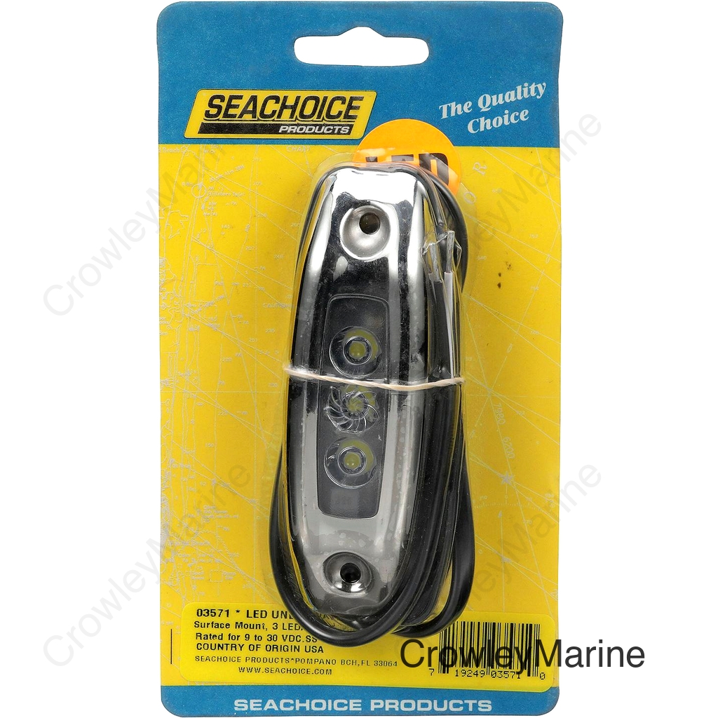 Seachoice Water Dragon LED Underwater Light, 3 White LEDs, 1,500 Lumens