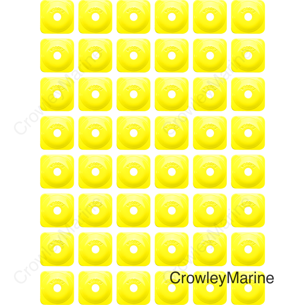 Support Plates - Hi Vis - Square - 48 Pack