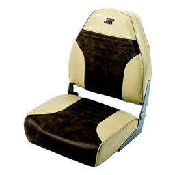 Wise Mid Back Fishing Seat, Sand/Brown thumbnail-1