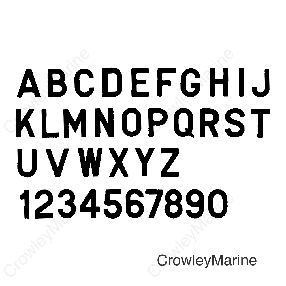Seachoice 74221 3" Gothic Letter "J" - Black - Pack of 10