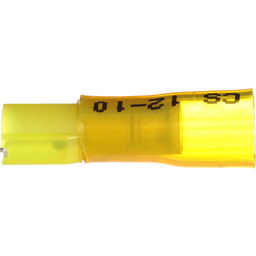 Seachoice Heat Shrink Insulated Disconnect, Marine Grade Heat-Shrinkable Female Disconnect Terminals, Yellow, Pack of 25, 12-10 Wire Range thumbnail-1