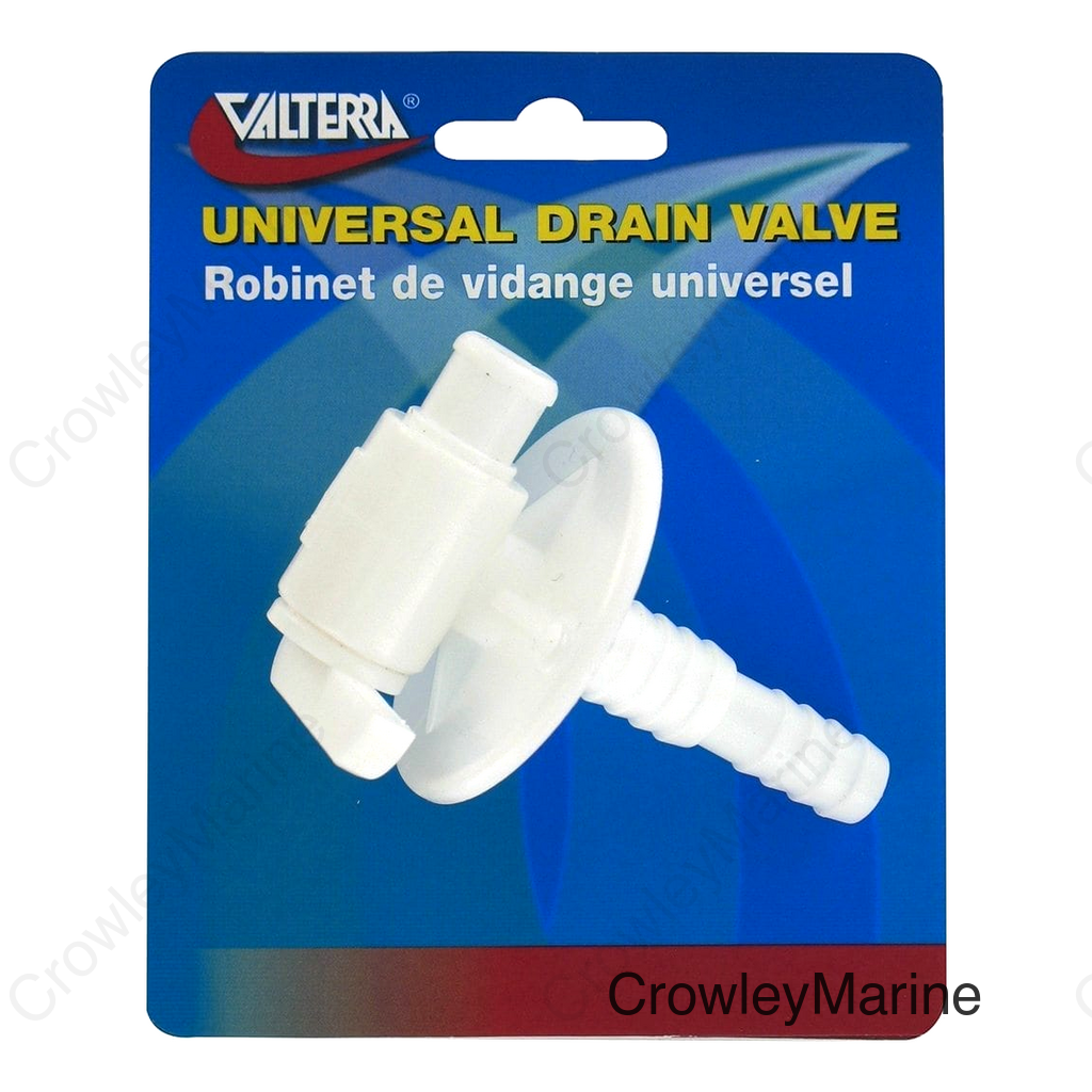 UNIVERSAL DRAIN VALVE, BARBED,