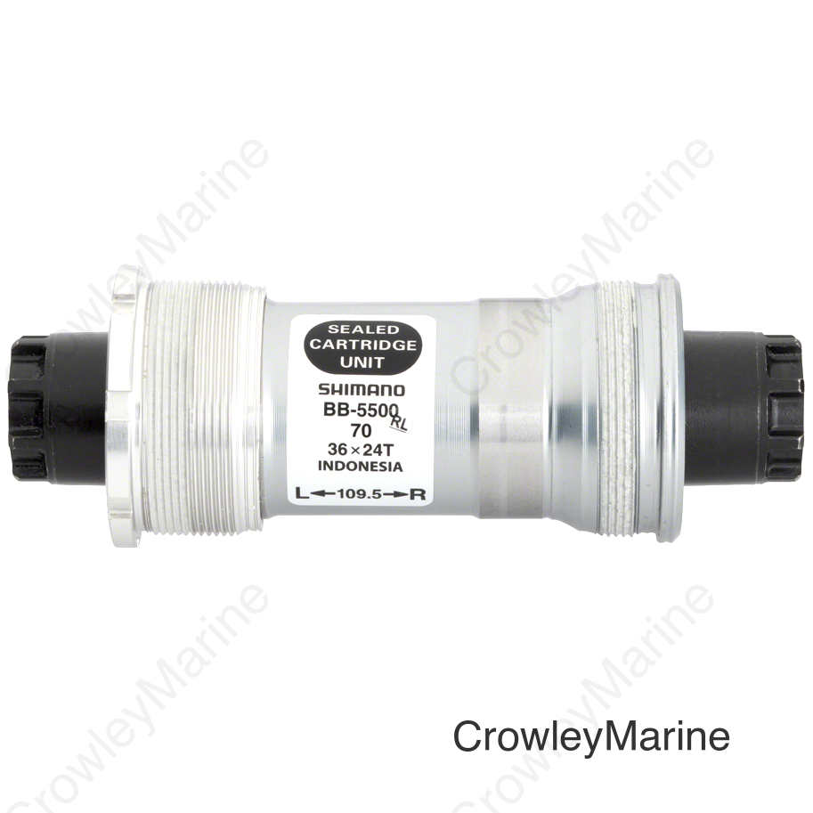 Shimano 105 BB-5500 Bottom Bracket - Italian 70 x 109.5mm Octalink V1 Spindle Interface