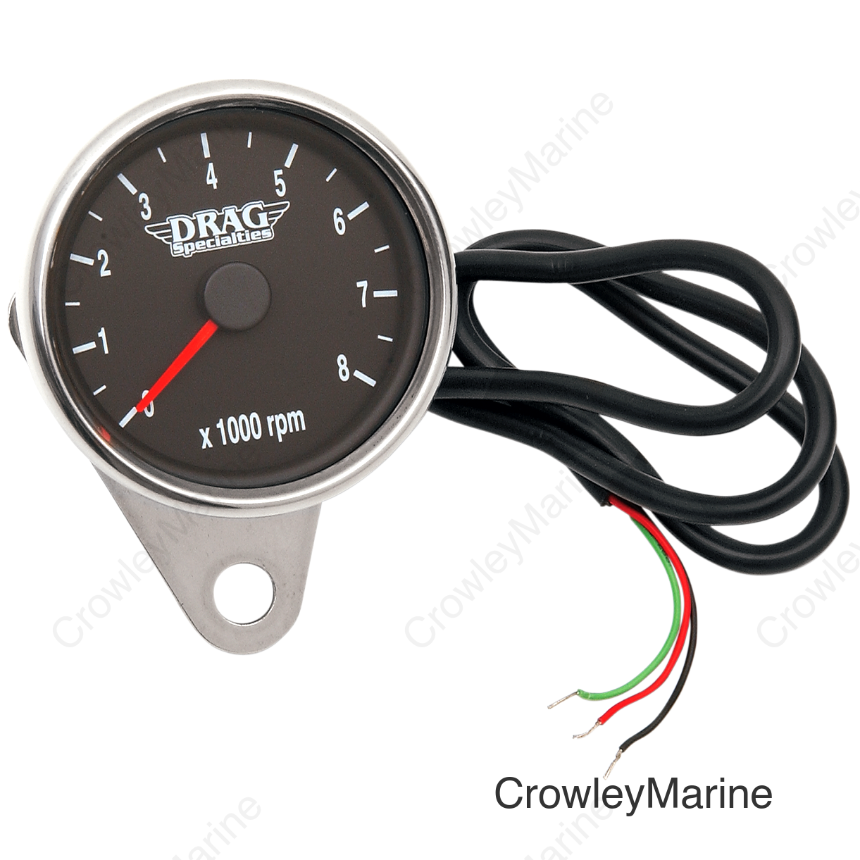 TACHOMETER,BLK FACE