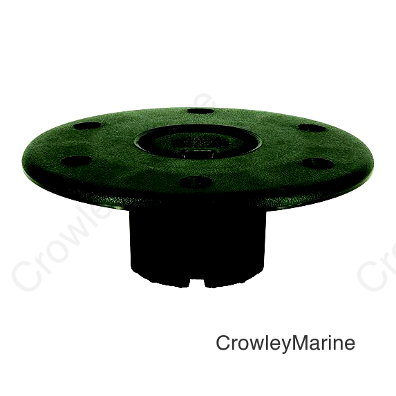 Springfield Uni-Lock 2-3/8" Table Base, Black Plastic