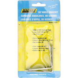 Seachoice Marine-Grade 90-Degree Angle Bracket, Polished 304 Stainless Steel, 2-3/8 in. X 1/2 in., Pack of 2 thumbnail-6