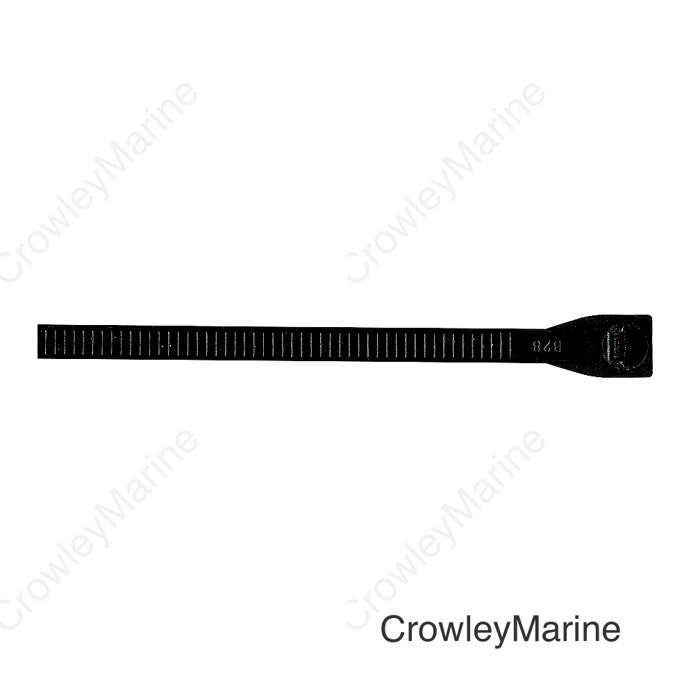 4" Nylon Standard Cable Tie, 100 Pcs. Black