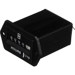 Seachoice Hourmeter Gauge for Boats, Rectangular, Black thumbnail-4