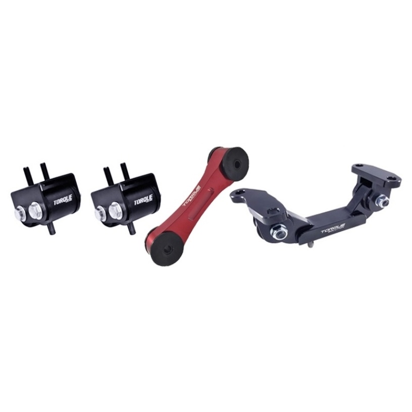 Torque Solution Engine / Transmission / Red Pitch Mount 02-14 Subaru WRX / 2004+ Subaru STI