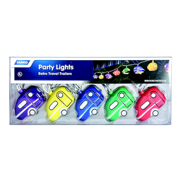 Camco Retro Travel Trailer 42655 Party Lights (Includes 10 Lights, Connector, 2 Spare Bulbs and Fuse) thumbnail-0
