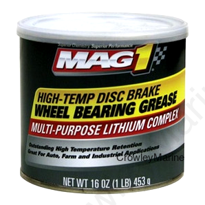 Mag1 Wheel Bearing Grease Hi-Temp, Red 1Lb Tub (392350)