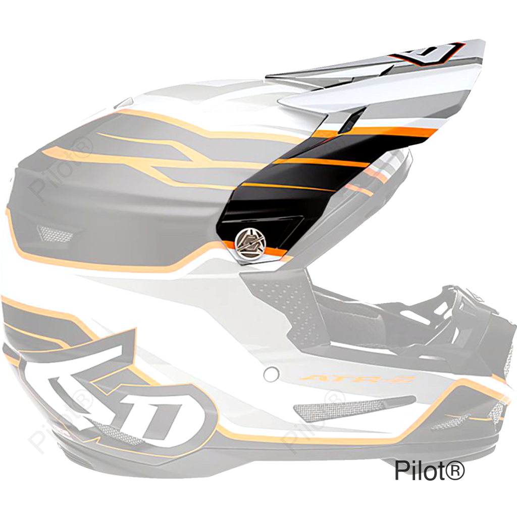 ATR-2 Visor - Phase - White Orange