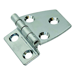 Sea-Dog 2035121 Dampening Offset Short Side Door Hinge #8 FH Weight .10/ .20 A=2-18", B=5/8", C=1-3/8", D=1-1/2", E= 1/16",  F=3/8" thumbnail-1