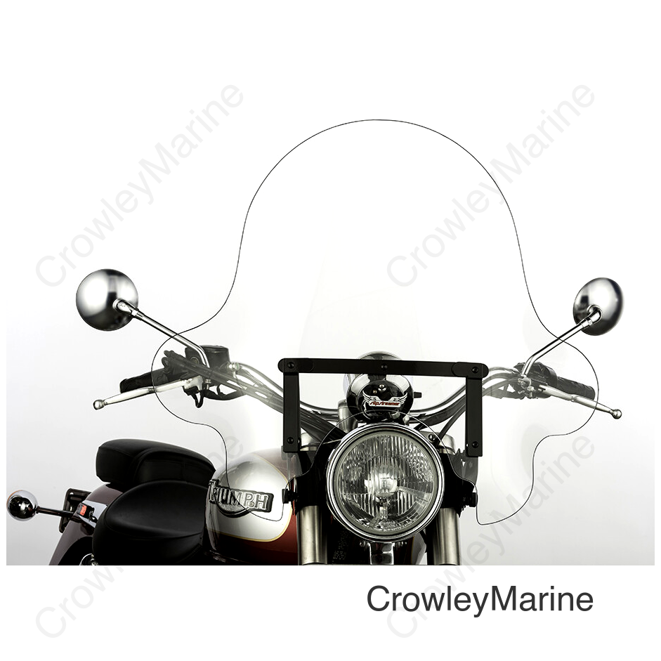 SS32 FALCON WINDSHIELD 20" CLEAR/BLACK