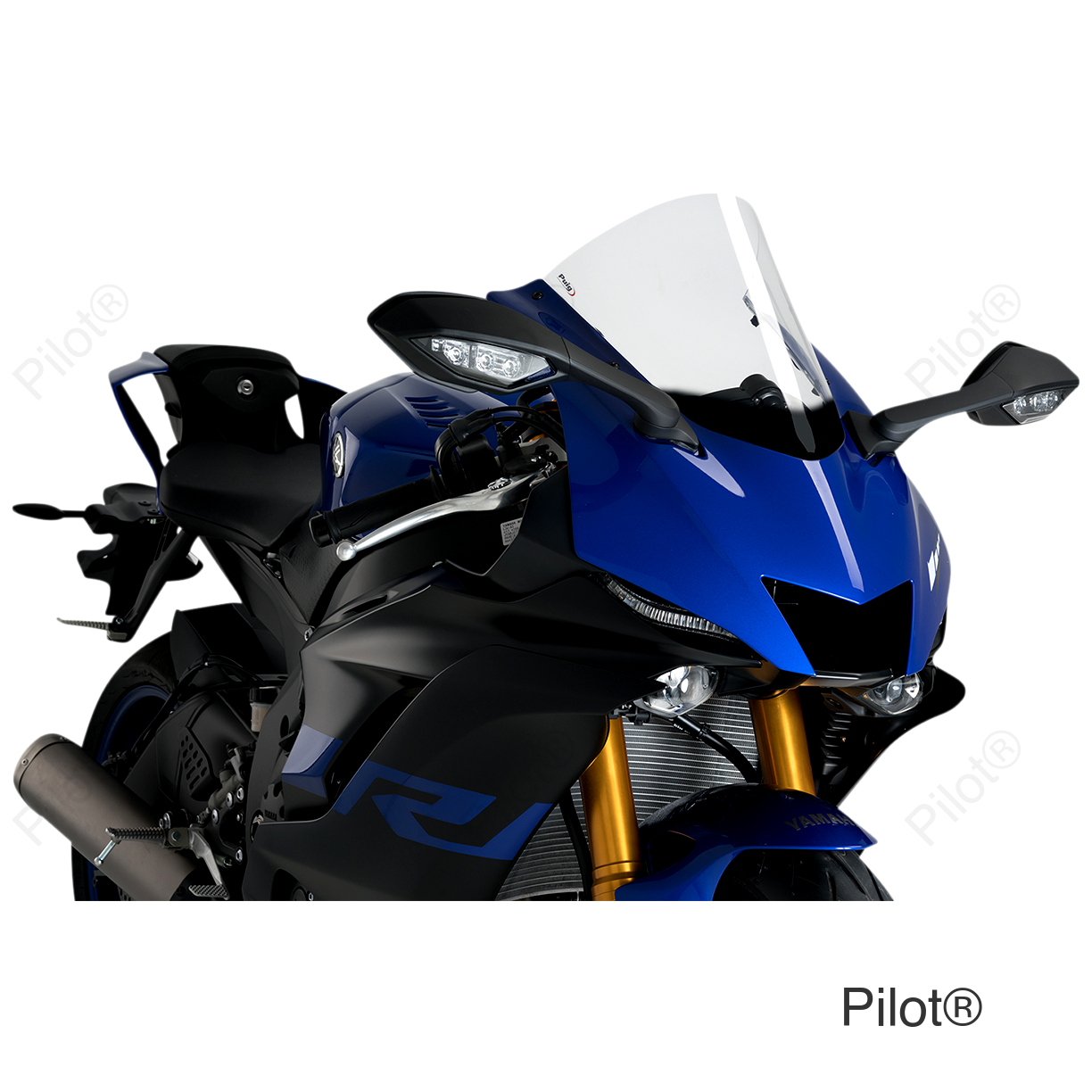 Race Windscreen - 14-1/2" - Smoke - YZF-R6
