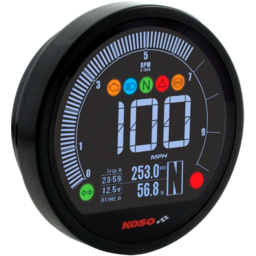 DL-04HD Multifunction Gauge - Black - Harley Davidson®