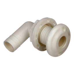 Seachoice 90-Degree Thru Hull Fitting, Fits 3/4 In. ID Hose, 7/8 In. Max. Hull thumbnail-4
