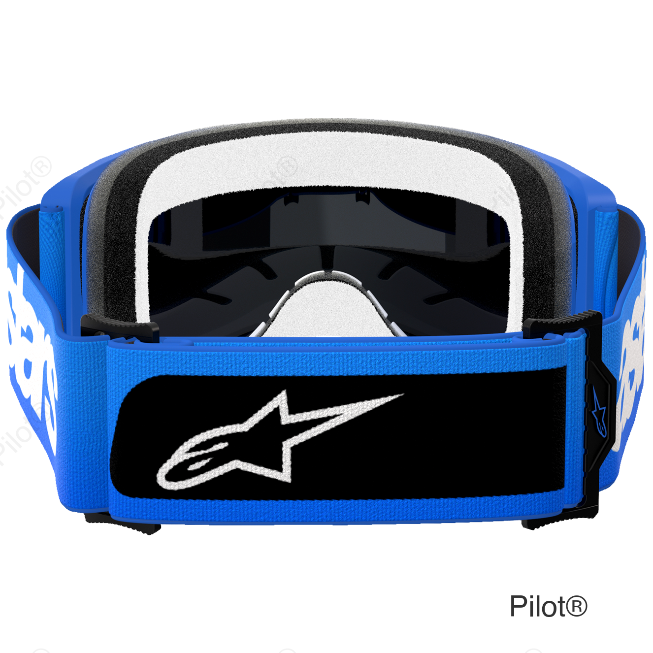 Vision 5 Goggle - Blaze - Blue - Blue Mirror