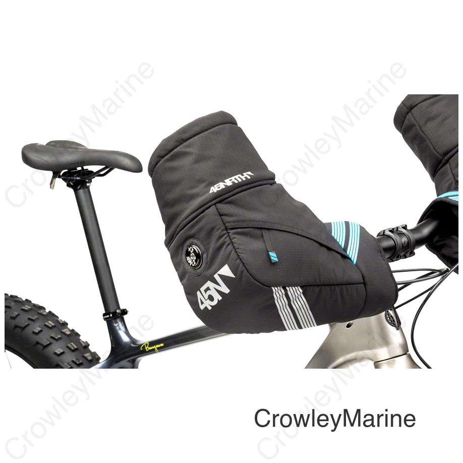 45NRTH Cobrafist Flat Bar Pogies - Black One Size