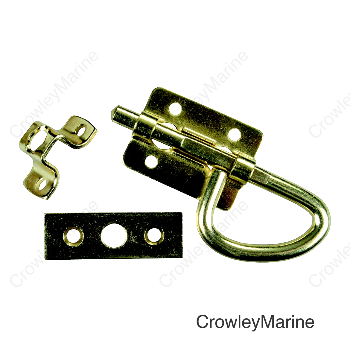 JR Products Universal Latch, Brass
