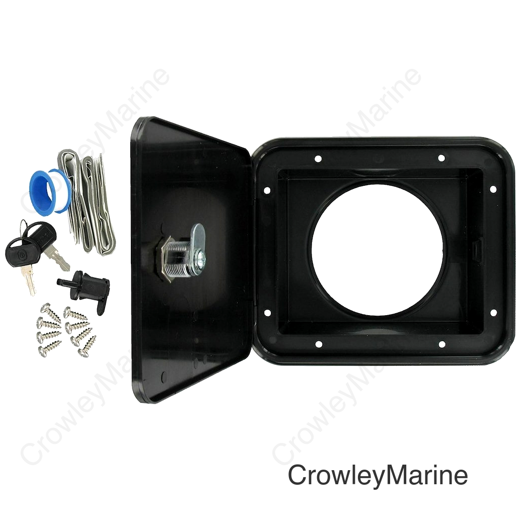 SEWER HOSE HATCH  BLACK