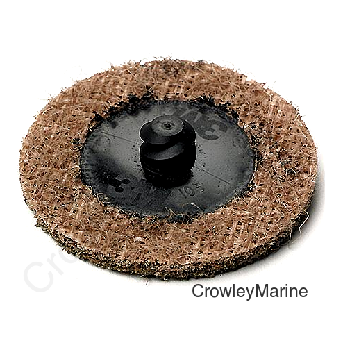 3M 07480 Roloc 2" Coarse (80-100) Brown Surface Conditioning Disc - 25 per Box