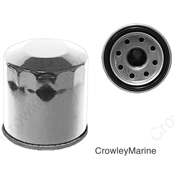 CRANKCASE OIL FILTER CHROME